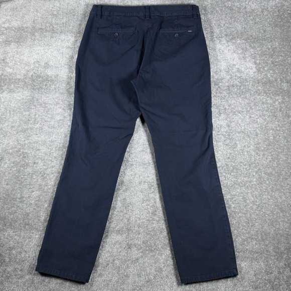 Bonobos Pants Men's 33x30 Navy Blue Slim Fit 4 Way Stretch - Picture 2 of 8